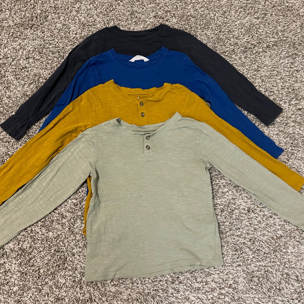 4 pack boys shirts